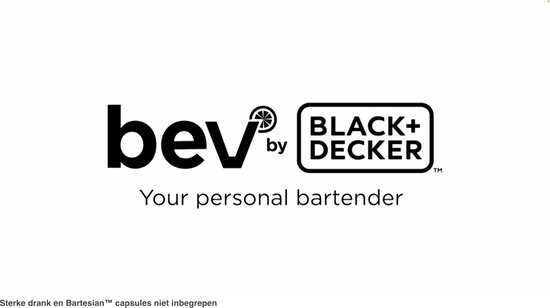 bev by Black+Decker - Cocktail Maker Machine et Boisson Maker pour capsules  Bartesian