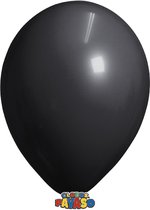 Zakje Met 15 Zwarte Ballonnen 30cm Doorsnee Biologisch Afbreekbaar