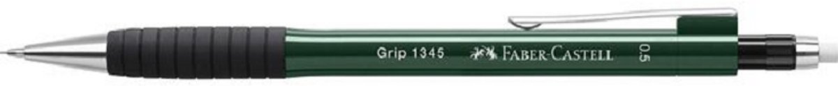 Faber-Castell vulpotlood - GRIP 1345 - lijnbreedte 0,5mm - hardheid B - groen - FC-134563 — cadeau in Hobby - foto 3