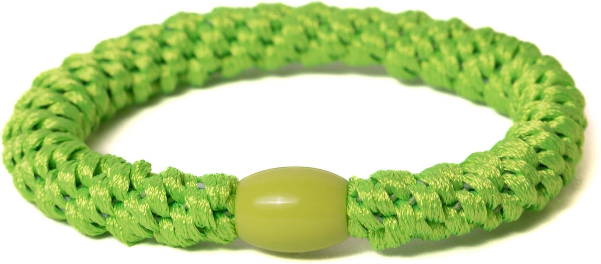 Banditz Haarelastiekje en armbandje 2-in-1 fluo green | DEZELFDE DAG VERZONDEN (vóór 15.00u besteld)