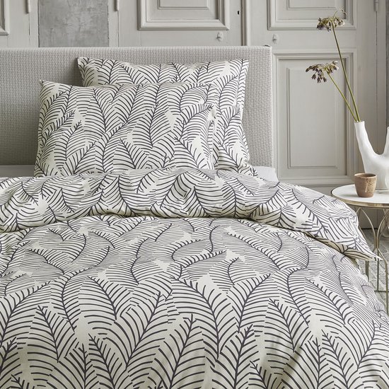 Damai Bellezza - Dekbedovertrek - Satijn - 140x200/220 cm - Cream + 1 kussensloop 60x70 van Merkloos — afbeelding 2