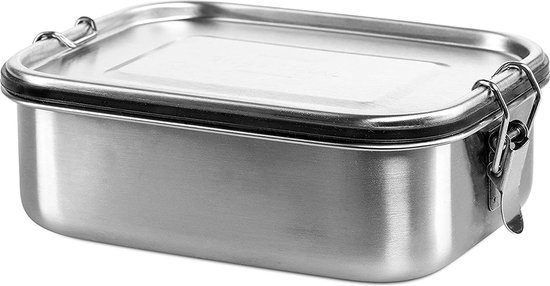 Silberthal - lunchbox van RVS - met tussenschot - plasticvrij - 1200ml