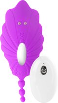 Secret Toys Seashell - Vibrators voor Vrouwen - Vibrator met Afstandsbediening - Clitoris Stimulator - Paars