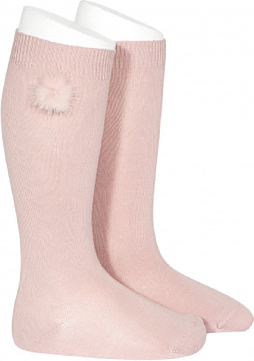 Cóndor Kniekous met Pompom | 2483/2 | Oud Roze | 12-24 mnd | maat 2