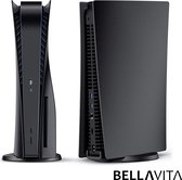 BELLAVITA PS5 Faceplate - Disk Versie - Disk Version - Playstation 5 faceplate - Playstation 5 - Faceplates - PS5 Accessoires - Zwart - Matte Black - PS5 - Playstation 5 - Cover - Skin