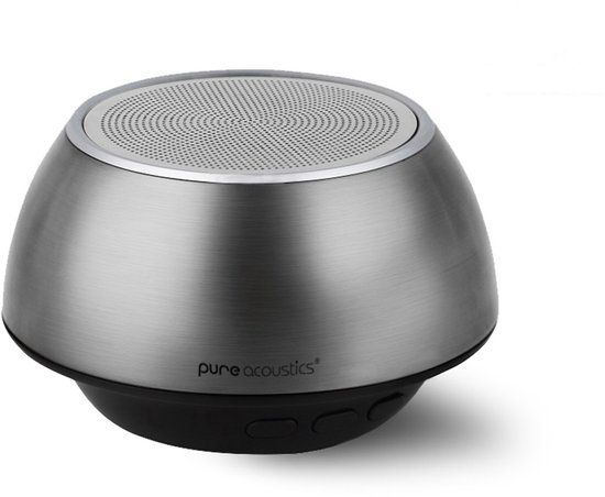 Bluetooth speaker Pure Acoustics QBT-220 HipBox, compact, draagbaar, FM radio, 4 uur batterij, 3,5 mm aux ingang