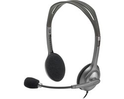 Logitech H110 headset – Dubbele 3,5MM aansluiting – Grijs