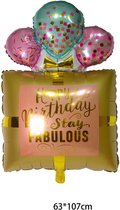 Folieballon Happy Birthday