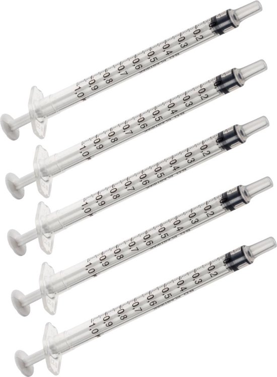 Essible - Spuit - Spuiten - Injectiespuit - Doseerspuit - Injectiespuit Zonder Naald - 1ml - 20 Stuks — afbeelding 3