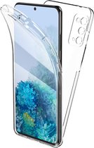 Hoesje Geschikt Voor Samsung Galaxy A32 5G Transparant Siliconen Hoesje 360 graden beschermd Ntech - Hoesje Geschikt Voor Samsung Galaxy a32 5g Hoesje A32 5g - backcover A32 5g - Hoesje Geschikt Voor Samsung Galaxy A32 5g backcover