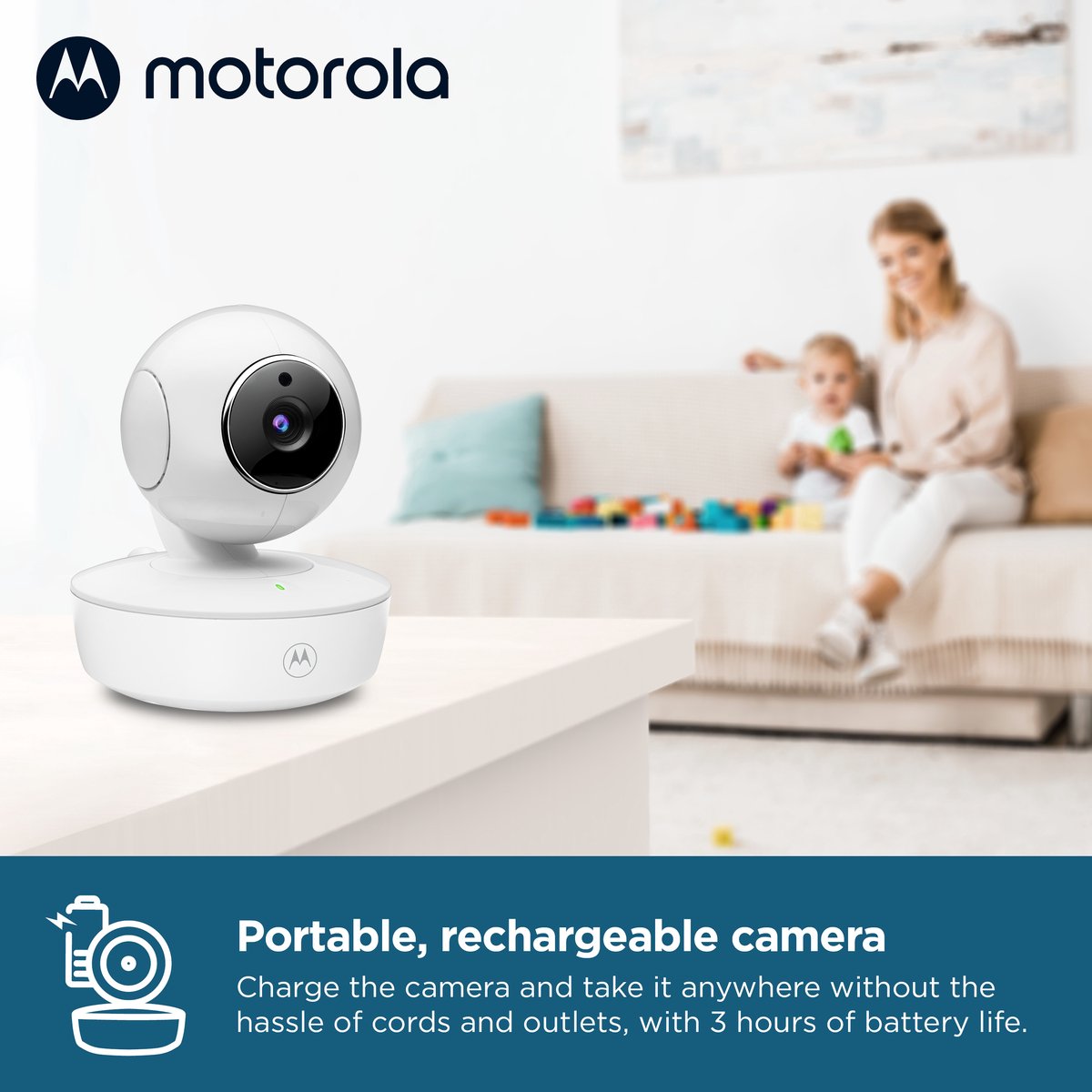A.I.&E. VM 55 Babyfoon met Camera en Infrarood Nachtvisie - afbeelding 3