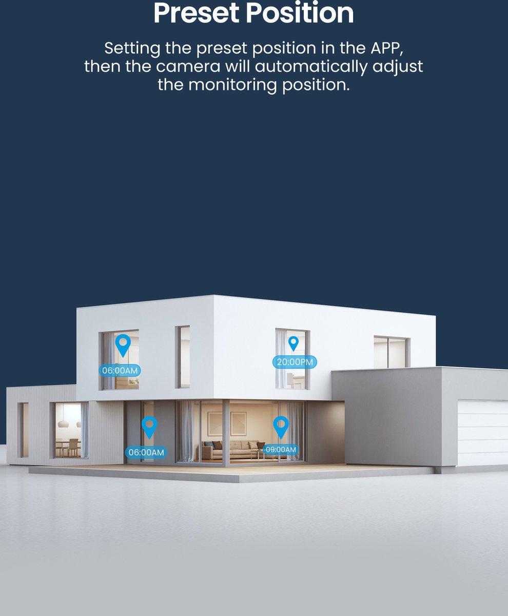 GNCC P1 Wifi Babyfoon met Camera 1080P - afbeelding 2