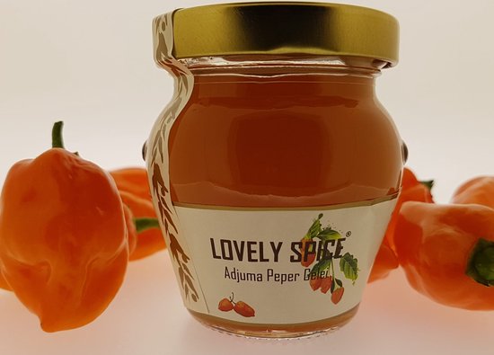 Lovely Spice® Adjuma peper gelei - ambachtelijk bereid - vegetarisch/Vegan/Halal