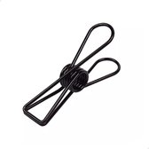 Wire knijper - Fish clips 13 x 55 mm | M | Zwart | 15 stuks