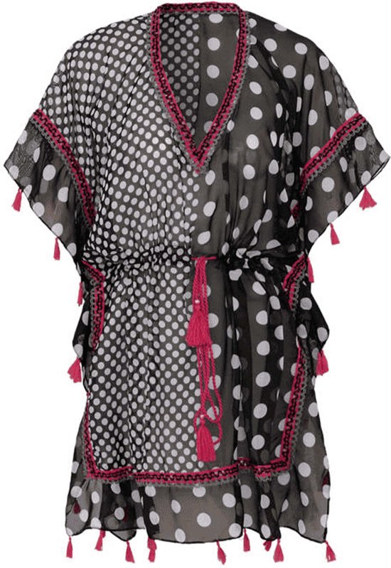 Overtop Dames Beach Zomerjurkje Kaftan Dots