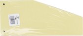 Pergamy trapezium verdeelstroken, pak van 100 stuks, geel