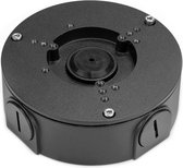 Dahua Opbouwdoos PFA130-E-B - Zwart - Kabel Montage Doos Dome Camera - Max 11,2cm - Junction Box - Stofvrij - Waterbestendig - Aluminium