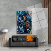 Tableau Plexiglas Luxe LV Graffiti | 60 x 90 | Salle de séjour | Chambre à coucher | Bureau | Musique | Design | Art | Moderne | ** 5 MM D'ÉPAISSEUR **