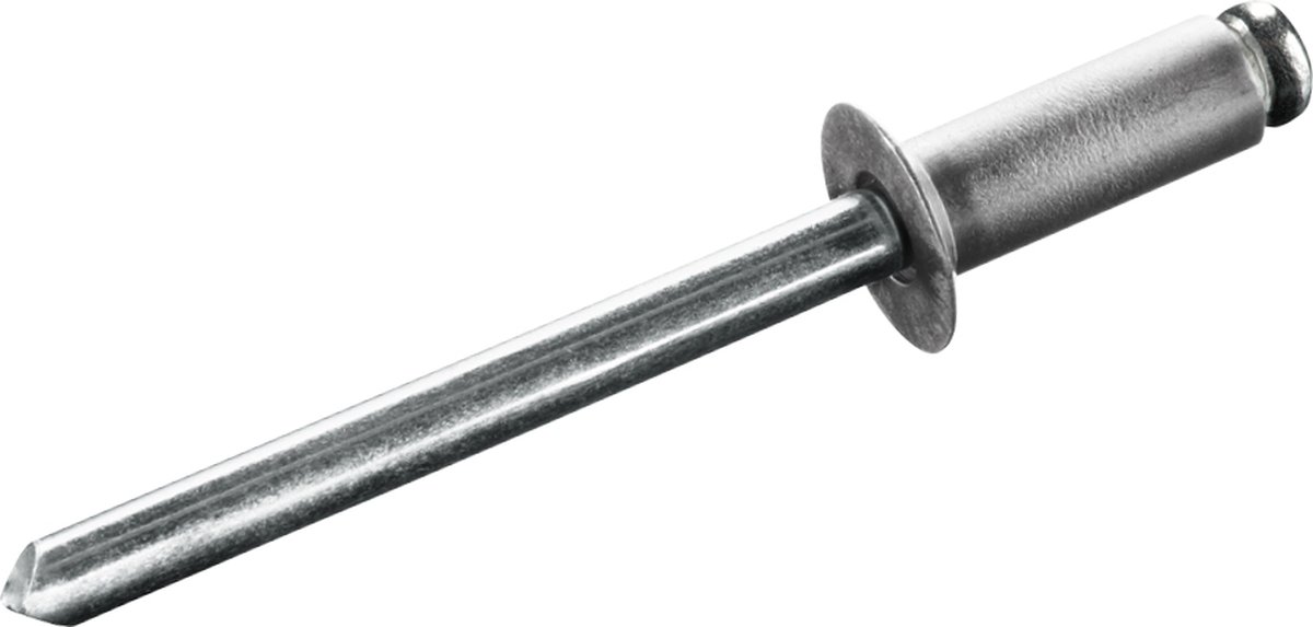 GOEBEL® - 500 x Blindklinknagels 4,8 x 8 mm - Aluminium AlMG 5,0 / RVS A2 - Verzonken kop - STANDARD - 7025148800 - Popnagel