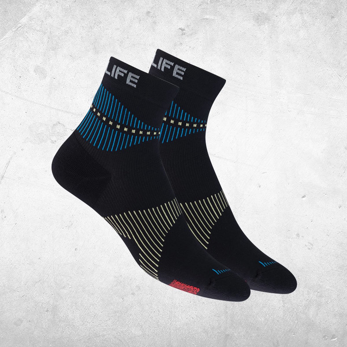 NeuroSocks Mini-Crew Athletic : large - zwart
