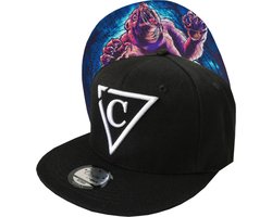 Capiche® Snapback Pet Heren – Grizzly Beer – Zwart – Verstelbaar met Druksluiting – Sportcap – Baseball Cap – Mannen Cap – Beren Pet