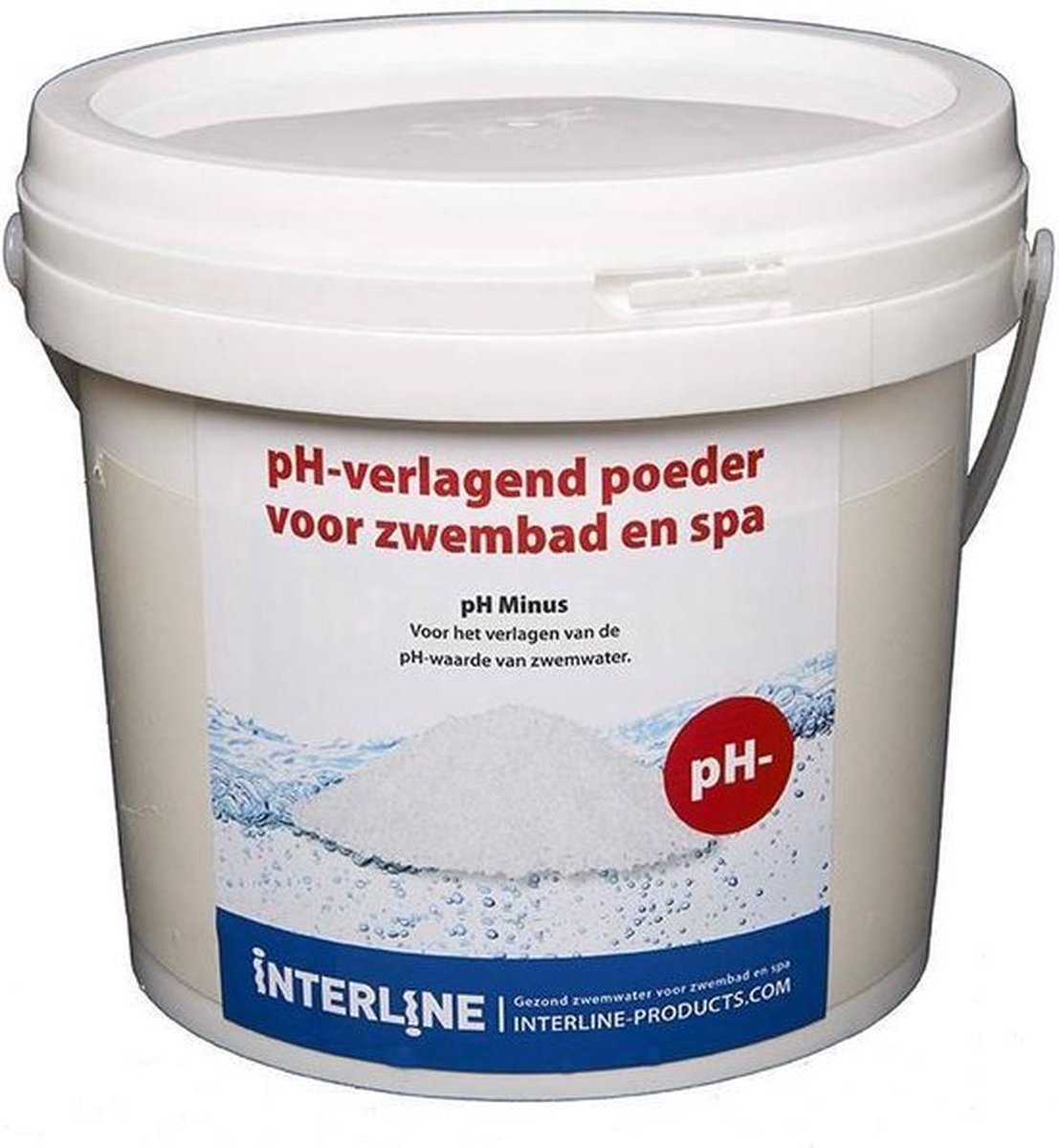Interline PH-min 3 kg | pH verlager | ph granulaat | zwembad | spa | water verlagend | PH waarde | Poeder | onderhoudsmiddel