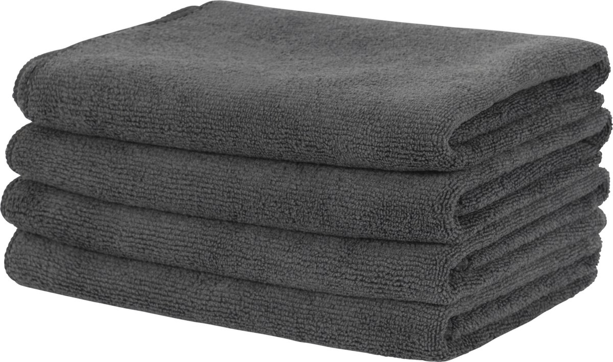 Goedkoopste Livello Microvezeldoek Grey (set van 12 doeken