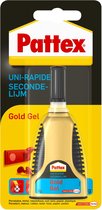 Pattex Gold Gel 3 g Unieke Doseerfles | Doseerbare Secondelijm | Alleslijm voor Multilijm gebruik | Pattex Seconde lijm voor Universeel gebruik.