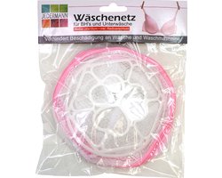 Wasnet Beha en ondergoed - roze - met rits