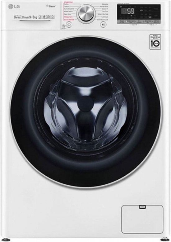 LG F4DV5009S0W droog/wasmachine - 6/9kg - wit - 1400rpm + 1 jaar garantie bol.com