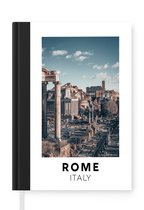 Notitieboek - Schrijfboek - Italië - Rome - Architectuur - Notitieboekje klein - A5 formaat - Schrijfblok