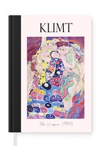 Notitieboek - Schrijfboek - Kunst - Gustav Klimt - The Virgin (1980) - Notitieboekje klein - A5 formaat - Schrijfblok