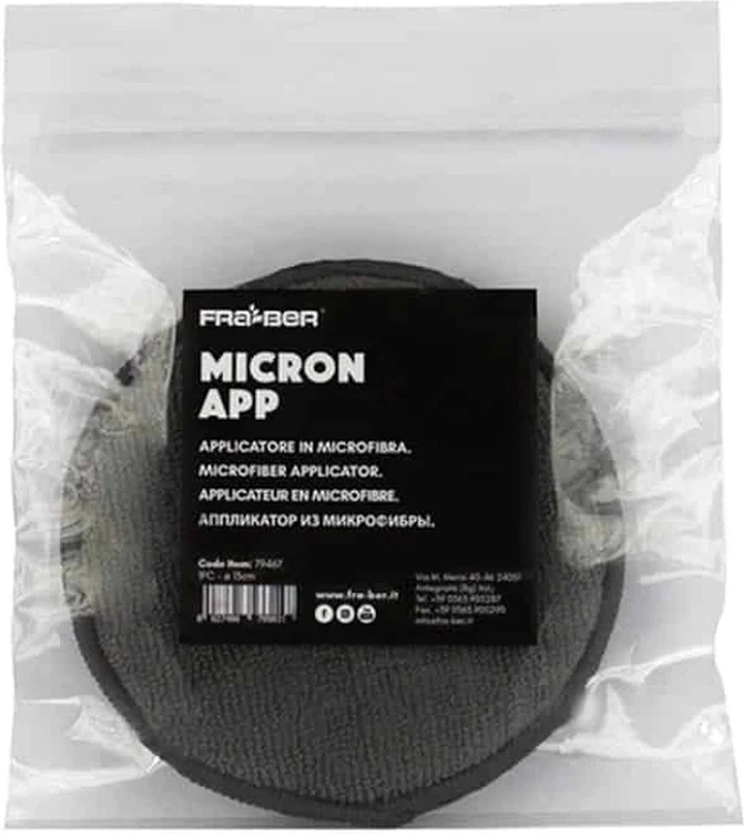 FraBer - Micron App microvezel applicatie pad (wax & polish)