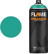 Molotow Flame Orange - Spray Paint - Spuitbus verf - Synthetisch - Hoge druk - Matte afwerking - 400 ml - lagoon blue