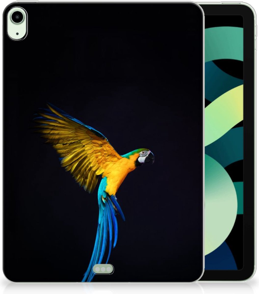 iPad Air (2020/2022) 10.9 inch Back Case Papegaai