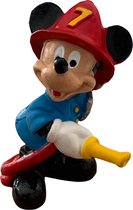 Mickey mouse brandweerman - vintage speelfiguurtje