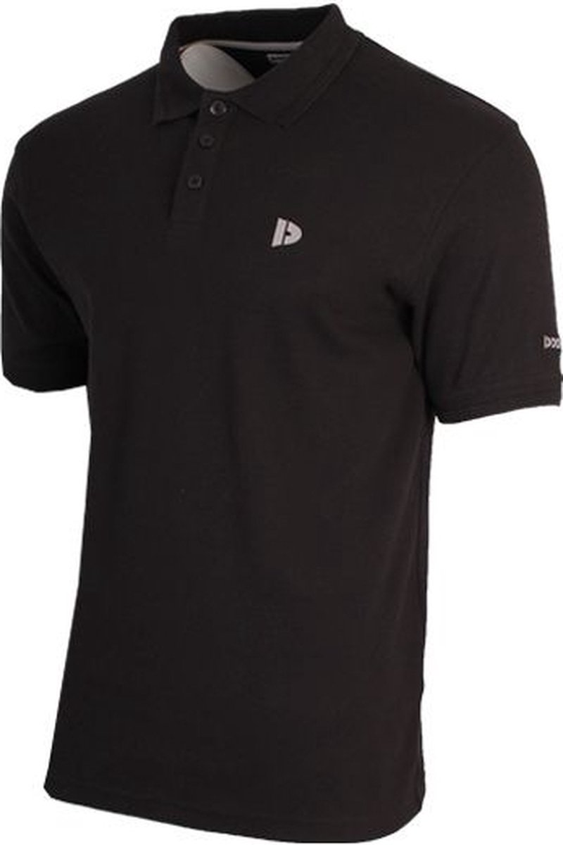 Donnay - Polo (Noah) - Sportpolo - Heren - Black (020) - maat M