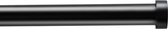 ACAZA Lange Gordijnroede voor Gordijnen - Uitschuifbare Gordijn Rail - Stang van 240-360 cm - Zwart