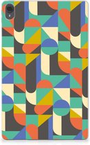 Coque arrière en Siliconen Lenovo Tab P11 | P11 Plus Case Funky Retro avec côtés transparents