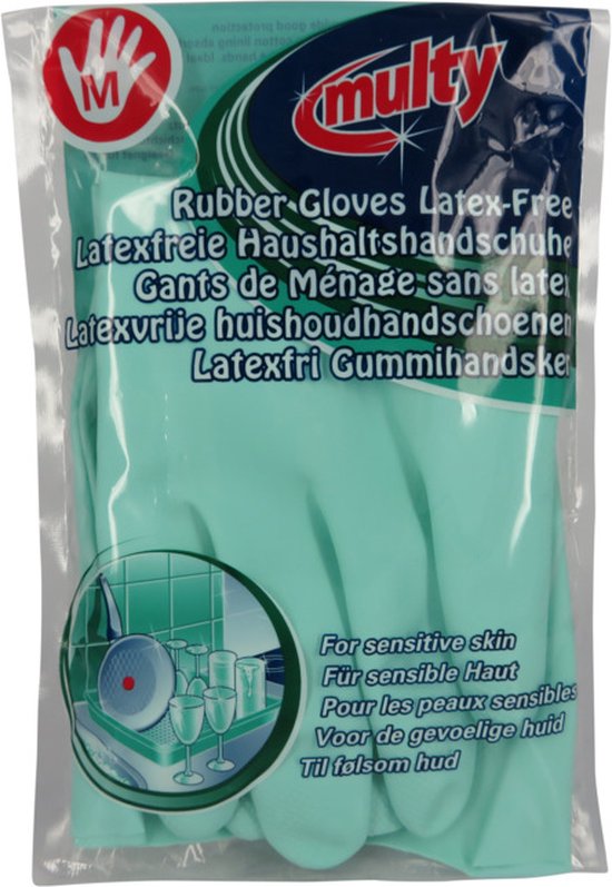 Floatdream 6 Paar Herbruikbare Rubberen Huishoudhandschoenen, Rubberen Handschoenen met Antislip Grip, Huishoudhandschoenen, voor Huishoudelijk Werk, Schoonmaken, Wassen, Autowassen