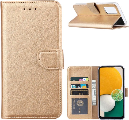 Hoesje Geschikt voor Xiaomi 12 Pro Bookcase Hoesje Goud – Hoesje Geschikt voor Xiaomi 12 Pro hoesje – Hoesje Geschikt voor Xiaomi 12 Pro Bookcase - Ntech