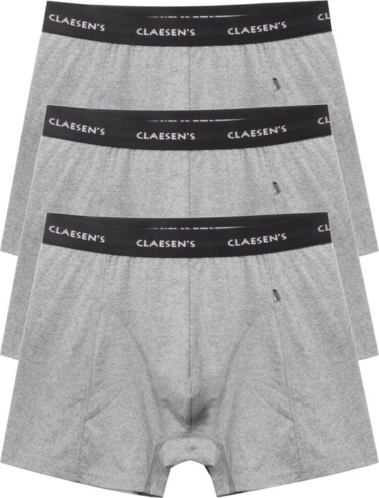 Caleçon homme Claesen's Gris Stretch 3-Pack - XL