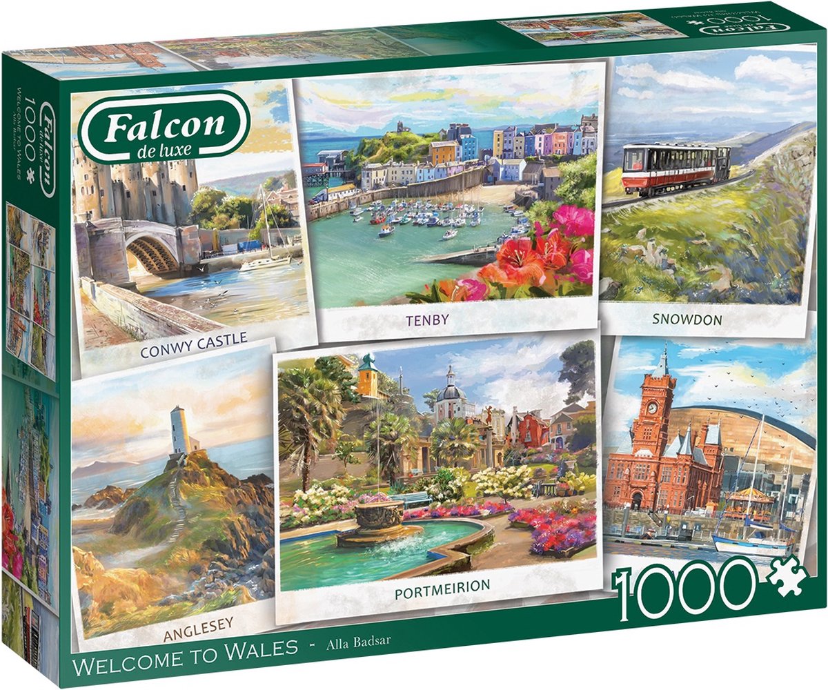 Falcon - Welcome to Wales Puzzel (1000 stukjes)