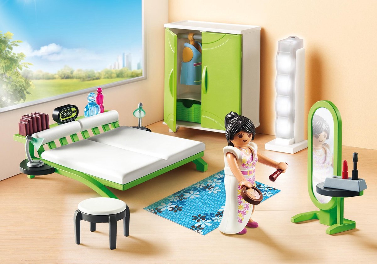 PLAYMOBIL City Life Slaapkamer met make-up tafel - 9271 — afbeelding 6