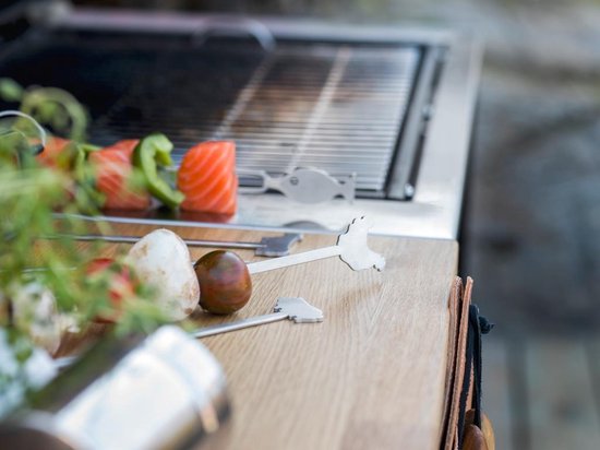 Sagaform Vleespen BBQ - Zilver van Sagaform — afbeelding 2