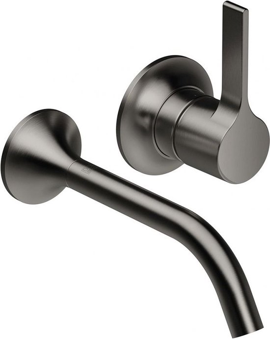 Bonde De Lavabo Dornbracht 1 1/4 Sans Clic - Finition Platine Brossé Foncé - Neuve