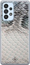 Casimoda® hoesje - Geschikt voor Samsung A33 - Oh My Snake - Backcover - Siliconen/TPU - Blauw