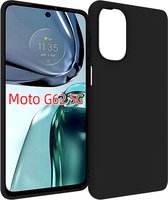 Motorola Moto G62 5G Hoesje - Zwart Siliconen Case