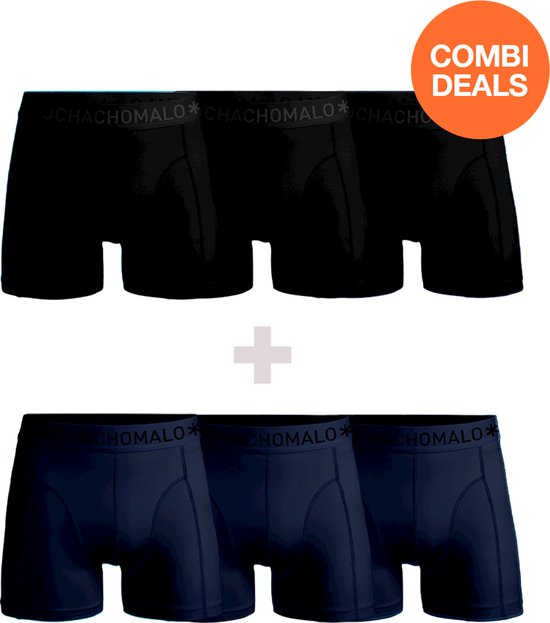Muchachomalo Heren Boxershorts - 3 Pack Combi Deal - Maat S - 95% Katoen - Mannen Onderbroeken