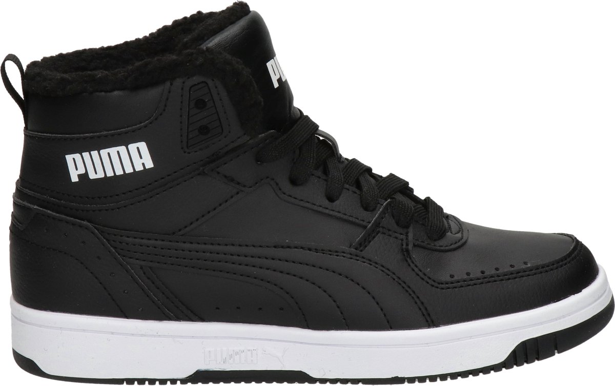 Puma Rebound Joy Fur jongens sneaker Zwart